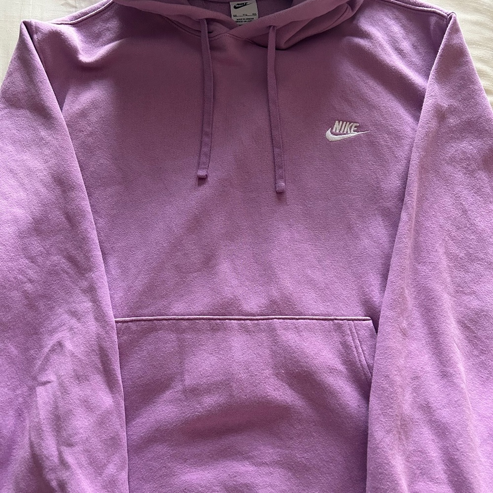 Purple Nike hoodie